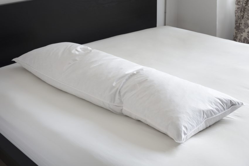 Goose down outlet full body pillow