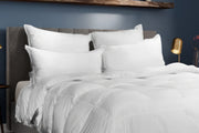 Downright Cascada White Goose Down/Feather Blend Pillows - Natural Linens