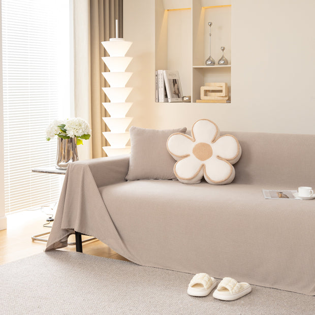 Slipcover KAS™ Waterproof Soft Cotton Plush Couch Cover Blanket, Extra Large Furniture Decoration Cover Sofa Slipcovers