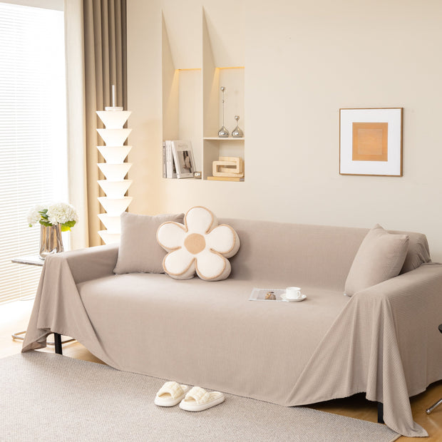 Slipcover KAS™ Waterproof Soft Cotton Plush Couch Cover Blanket, Extra Large Furniture Decoration Cover Sofa Slipcovers