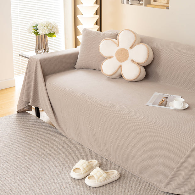 Slipcover KAS™ Waterproof Soft Cotton Plush Couch Cover Blanket, Extra Large Furniture Decoration Cover Sofa Slipcovers