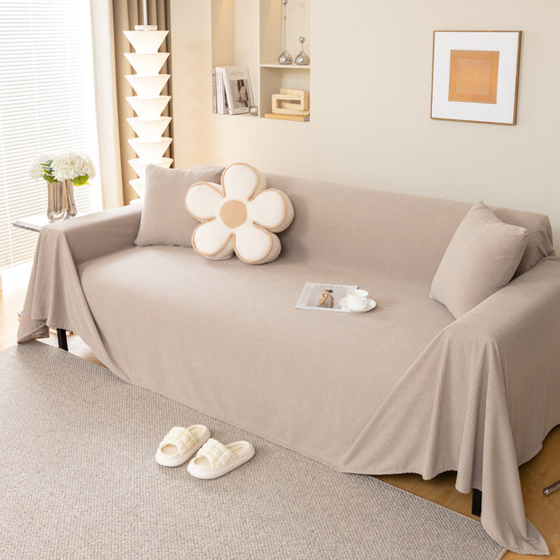 Slipcover KAS™ Waterproof Soft Cotton Plush Couch Cover Blanket, Extra Large Furniture Decoration Cover Sofa Slipcovers