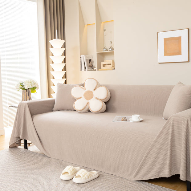 Slipcover KAS™ Waterproof Soft Cotton Plush Couch Cover Blanket, Extra Large Furniture Decoration Cover Sofa Slipcovers