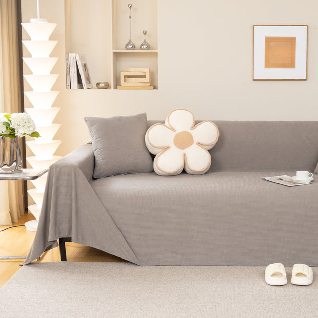 Slipcover KAS™ Waterproof Soft Cotton Plush Couch Cover Blanket, Extra Large Furniture Decoration Cover Sofa Slipcovers