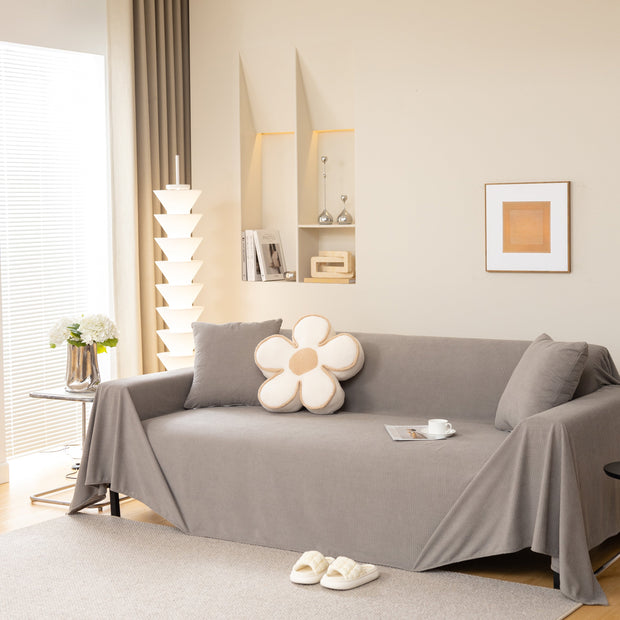 Slipcover KAS™ Waterproof Soft Cotton Plush Couch Cover Blanket, Extra Large Furniture Decoration Cover Sofa Slipcovers