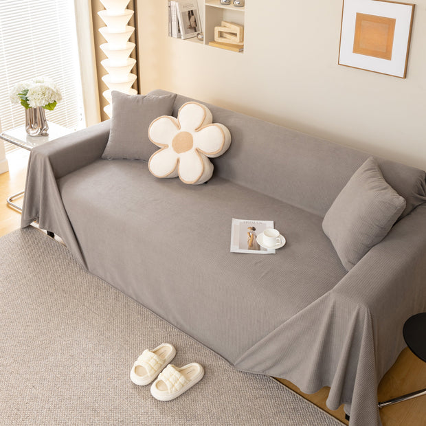 Slipcover KAS™ Waterproof Soft Cotton Plush Couch Cover Blanket, Extra Large Furniture Decoration Cover Sofa Slipcovers