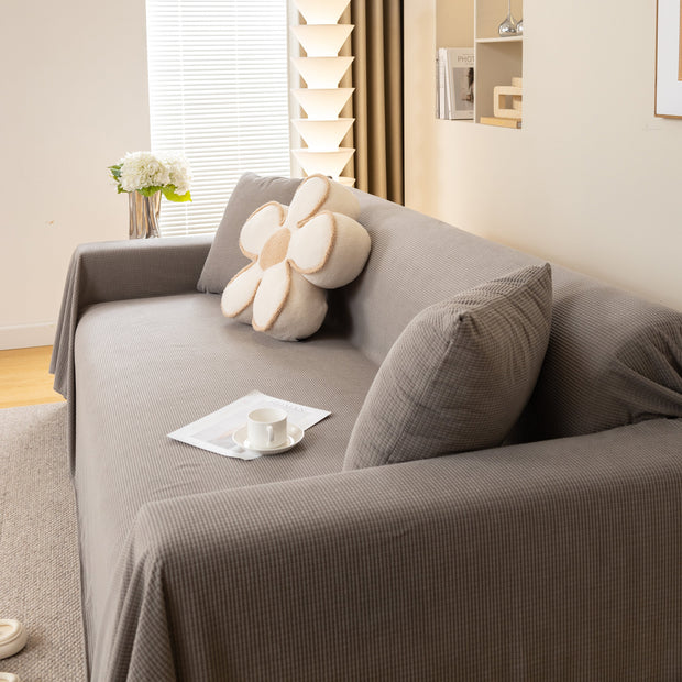 Slipcover KAS™ Waterproof Soft Cotton Plush Couch Cover Blanket, Extra Large Furniture Decoration Cover Sofa Slipcovers