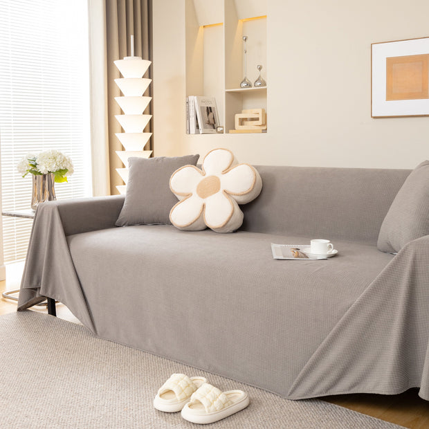 Slipcover KAS™ Waterproof Soft Cotton Plush Couch Cover Blanket, Extra Large Furniture Decoration Cover Sofa Slipcovers