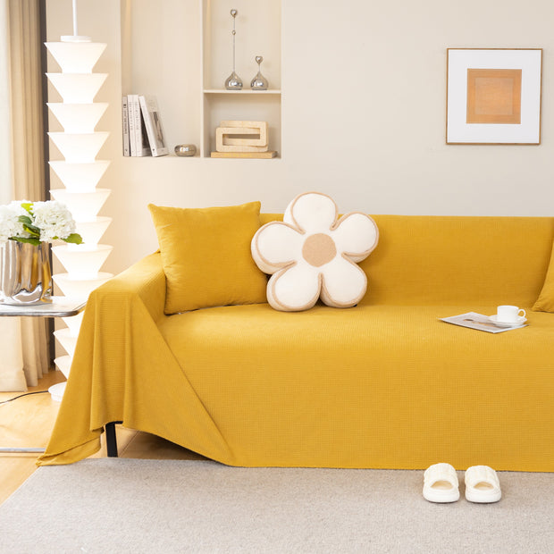 Slipcover KAS™ Waterproof Soft Cotton Plush Couch Cover Blanket, Extra Large Furniture Decoration Cover Sofa Slipcovers