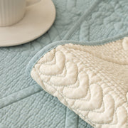 Slipcover KAS™ Geometric Textured Cotton Quilted Sofa Cover, Non-Slip Washable Couch Protector