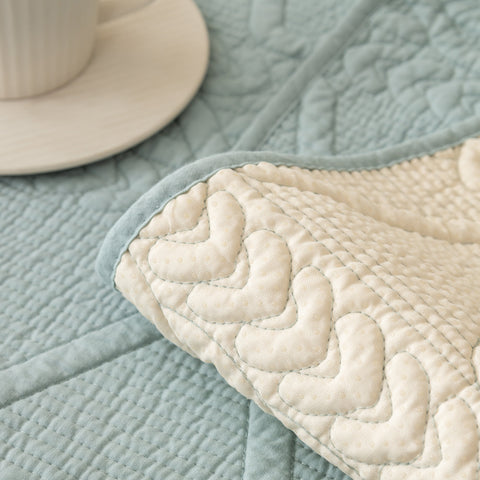 Slipcover KAS™ Geometric Textured Cotton Quilted Sofa Cover, Non-Slip Washable Couch Protector