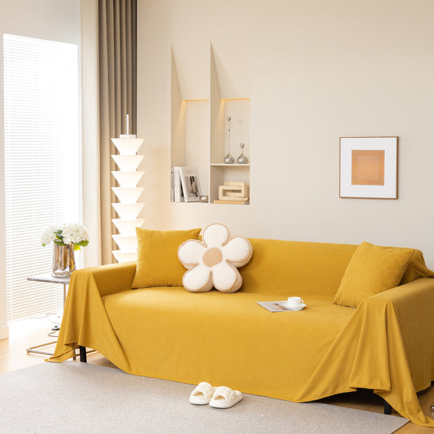 Slipcover KAS™ Waterproof Soft Cotton Plush Couch Cover Blanket, Extra Large Furniture Decoration Cover Sofa Slipcovers