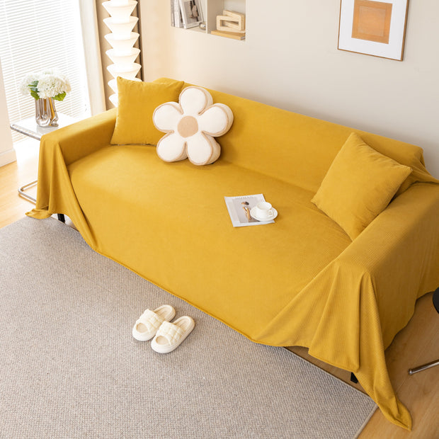 Slipcover KAS™ Waterproof Soft Cotton Plush Couch Cover Blanket, Extra Large Furniture Decoration Cover Sofa Slipcovers