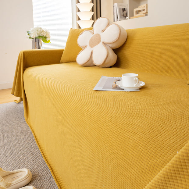 Slipcover KAS™ Waterproof Soft Cotton Plush Couch Cover Blanket, Extra Large Furniture Decoration Cover Sofa Slipcovers