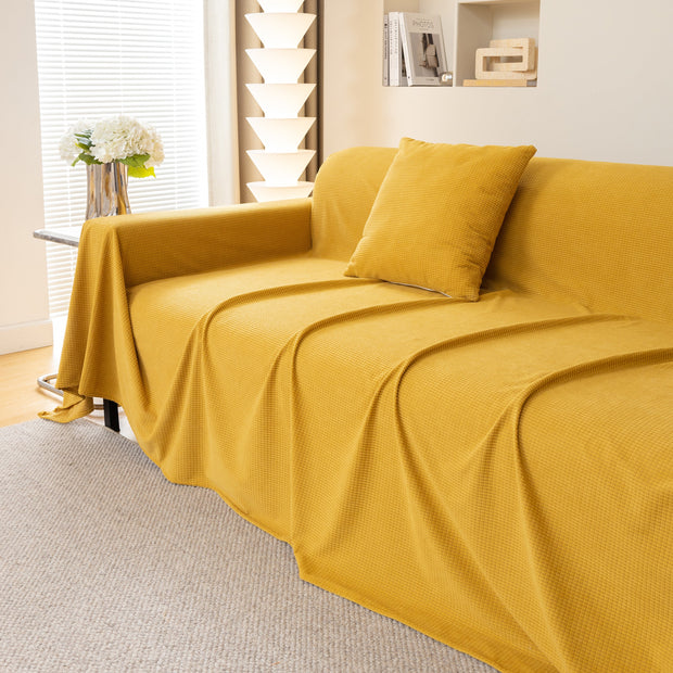 Slipcover KAS™ Waterproof Soft Cotton Plush Couch Cover Blanket, Extra Large Furniture Decoration Cover Sofa Slipcovers