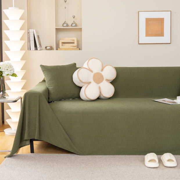 Slipcover KAS™ Waterproof Soft Cotton Plush Couch Cover Blanket, Extra Large Furniture Decoration Cover Sofa Slipcovers