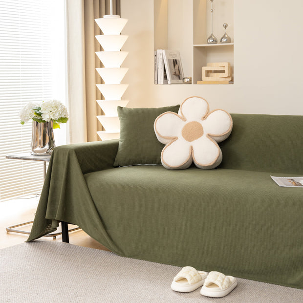 Slipcover KAS™ Waterproof Soft Cotton Plush Couch Cover Blanket, Extra Large Furniture Decoration Cover Sofa Slipcovers