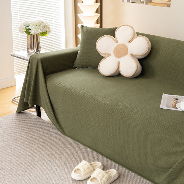 Slipcover KAS™ Waterproof Soft Cotton Plush Couch Cover Blanket, Extra Large Furniture Decoration Cover Sofa Slipcovers