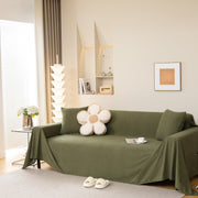 Slipcover KAS™ Waterproof Soft Cotton Plush Couch Cover Blanket, Extra Large Furniture Decoration Cover Sofa Slipcovers