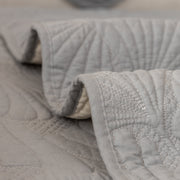 Slipcover KAS™ Embossed Leaf Cotton Quilted Sofa Cover Non-Slip Couch Protector with Thick Padding