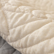 Slipcover KAS™ Embossed Leaf Cotton Quilted Sofa Cover Non-Slip Couch Protector with Thick Padding