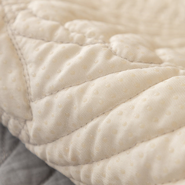 Slipcover KAS™ Embossed Leaf Cotton Quilted Sofa Cover Non-Slip Couch Protector with Thick Padding