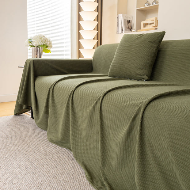 Slipcover KAS™ Waterproof Soft Cotton Plush Couch Cover Blanket, Extra Large Furniture Decoration Cover Sofa Slipcovers