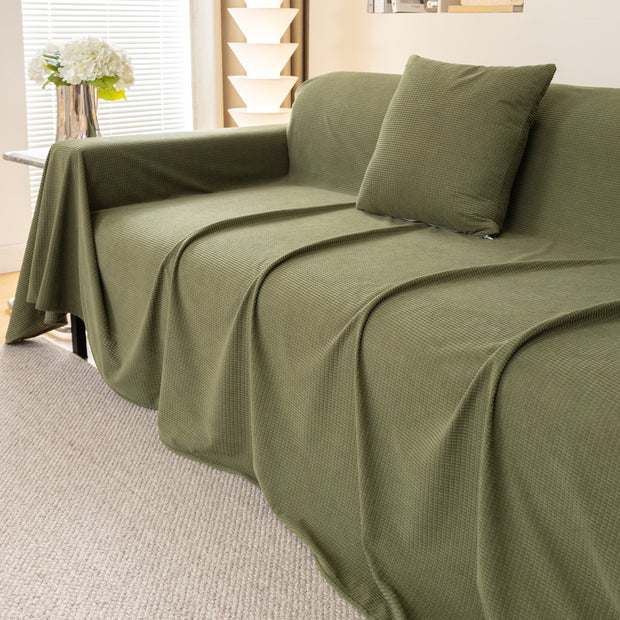 Slipcover KAS™ Waterproof Soft Cotton Plush Couch Cover Blanket, Extra Large Furniture Decoration Cover Sofa Slipcovers