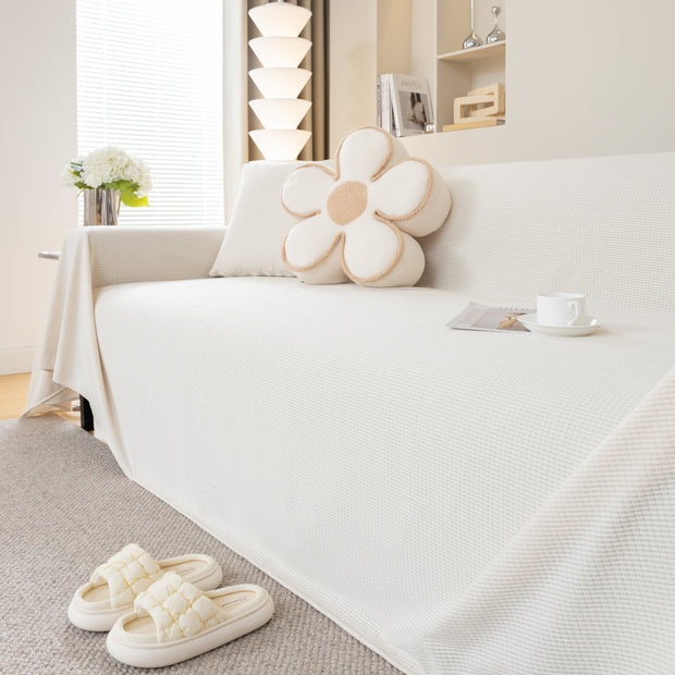 Slipcover KAS™ Waterproof Soft Cotton Plush Couch Cover Blanket, Extra Large Furniture Decoration Cover Sofa Slipcovers