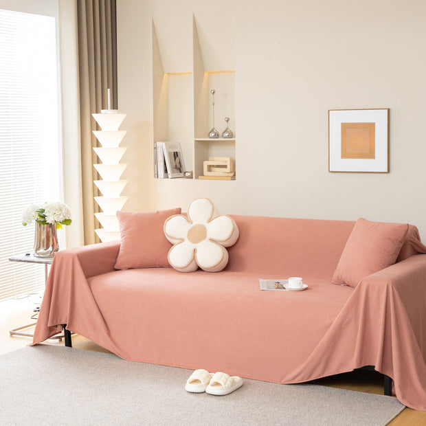 Slipcover KAS™ Waterproof Soft Cotton Plush Couch Cover Blanket, Extra Large Furniture Decoration Cover Sofa Slipcovers