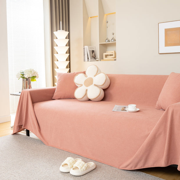 Slipcover KAS™ Waterproof Soft Cotton Plush Couch Cover Blanket, Extra Large Furniture Decoration Cover Sofa Slipcovers