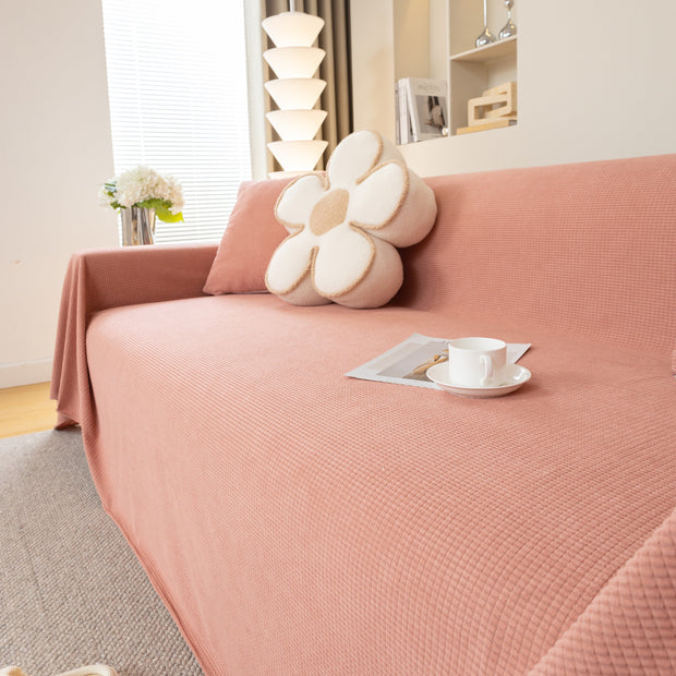 Slipcover KAS™ Waterproof Soft Cotton Plush Couch Cover Blanket, Extra Large Furniture Decoration Cover Sofa Slipcovers