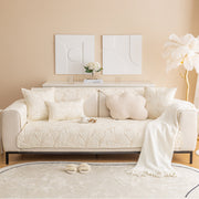 Slipcover KAS™ Embossed Leaf Cotton Quilted Sofa Cover Non-Slip Couch Protector with Thick Padding