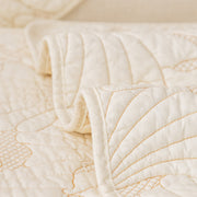 Slipcover KAS™ Embossed Leaf Cotton Quilted Sofa Cover Non-Slip Couch Protector with Thick Padding