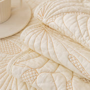 Slipcover KAS™ Embossed Leaf Cotton Quilted Sofa Cover Non-Slip Couch Protector with Thick Padding