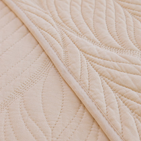 Slipcover KAS™ Leaf Vein Textured Cotton Quilted Sofa Slipcover, Non-Slip Modular Couch Covers