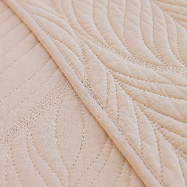 Slipcover KAS™ Leaf Vein Textured Cotton Quilted Sofa Slipcover, Non-Slip Modular Couch Covers