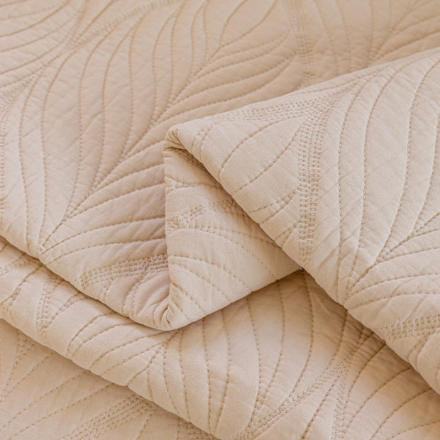 Slipcover KAS™ Leaf Vein Textured Cotton Quilted Sofa Slipcover, Non-Slip Modular Couch Covers