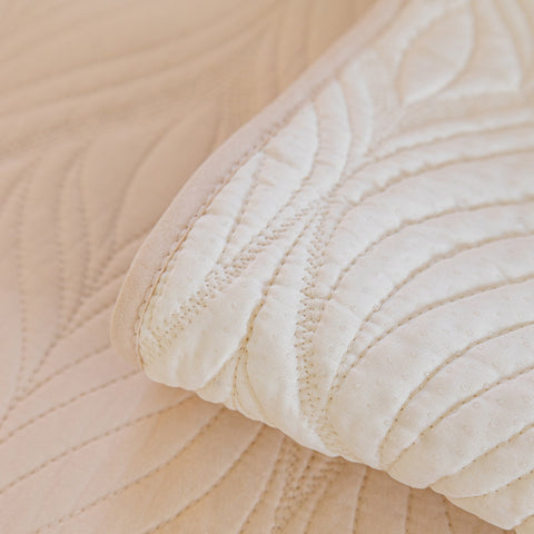 Slipcover KAS™ Leaf Vein Textured Cotton Quilted Sofa Slipcover, Non-Slip Modular Couch Covers