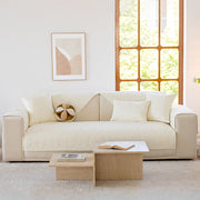 Slipcover KAS™ Leaf Vein Textured Cotton Quilted Sofa Slipcover, Non-Slip Modular Couch Covers