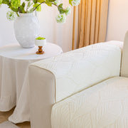 Slipcover KAS™ Leaf Vein Textured Cotton Quilted Sofa Slipcover, Non-Slip Modular Couch Covers