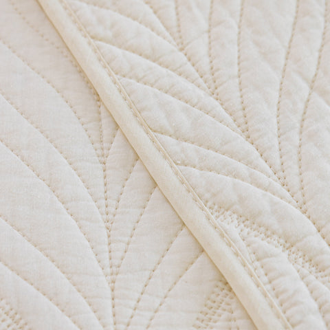 Slipcover KAS™ Leaf Vein Textured Cotton Quilted Sofa Slipcover, Non-Slip Modular Couch Covers