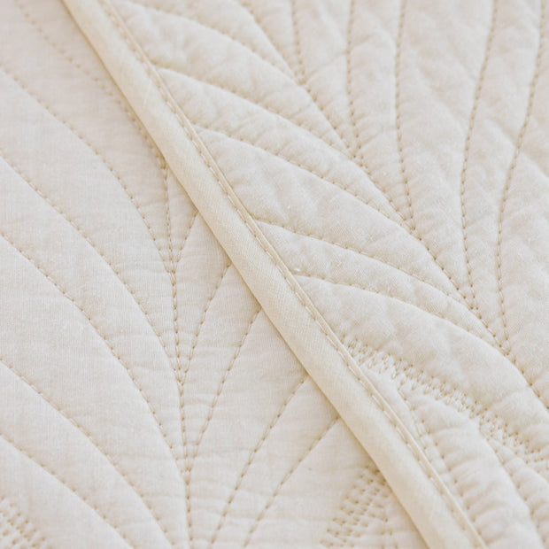 Slipcover KAS™ Leaf Vein Textured Cotton Quilted Sofa Slipcover, Non-Slip Modular Couch Covers