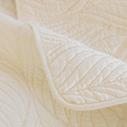 Slipcover KAS™ Leaf Vein Textured Cotton Quilted Sofa Slipcover, Non-Slip Modular Couch Covers