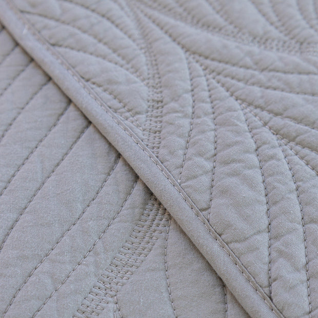 Slipcover KAS™ Leaf Vein Textured Cotton Quilted Sofa Slipcover, Non-Slip Modular Couch Covers