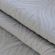 Slipcover KAS™ Leaf Vein Textured Cotton Quilted Sofa Slipcover, Non-Slip Modular Couch Covers