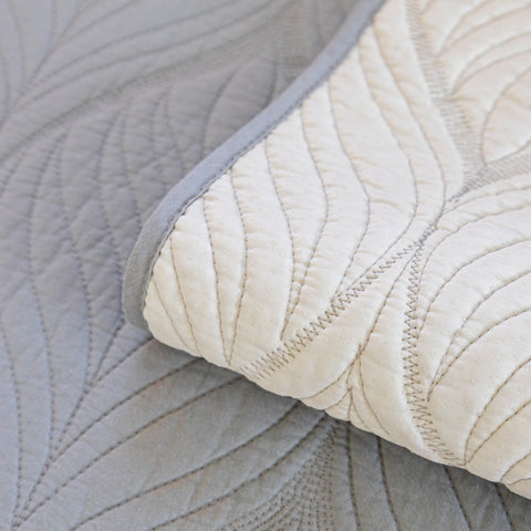 Slipcover KAS™ Leaf Vein Textured Cotton Quilted Sofa Slipcover, Non-Slip Modular Couch Covers