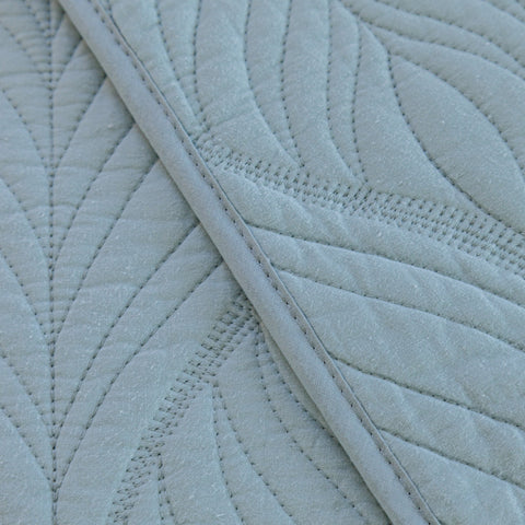 Slipcover KAS™ Leaf Vein Textured Cotton Quilted Sofa Slipcover, Non-Slip Modular Couch Covers