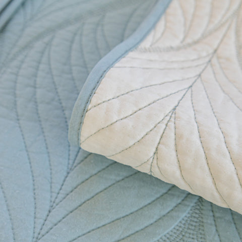 Slipcover KAS™ Leaf Vein Textured Cotton Quilted Sofa Slipcover, Non-Slip Modular Couch Covers