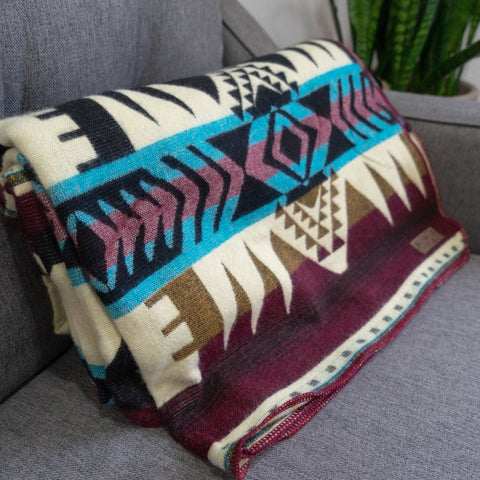 Alpaca Threadz Andean Alpaca Wool Blanket - Southwest